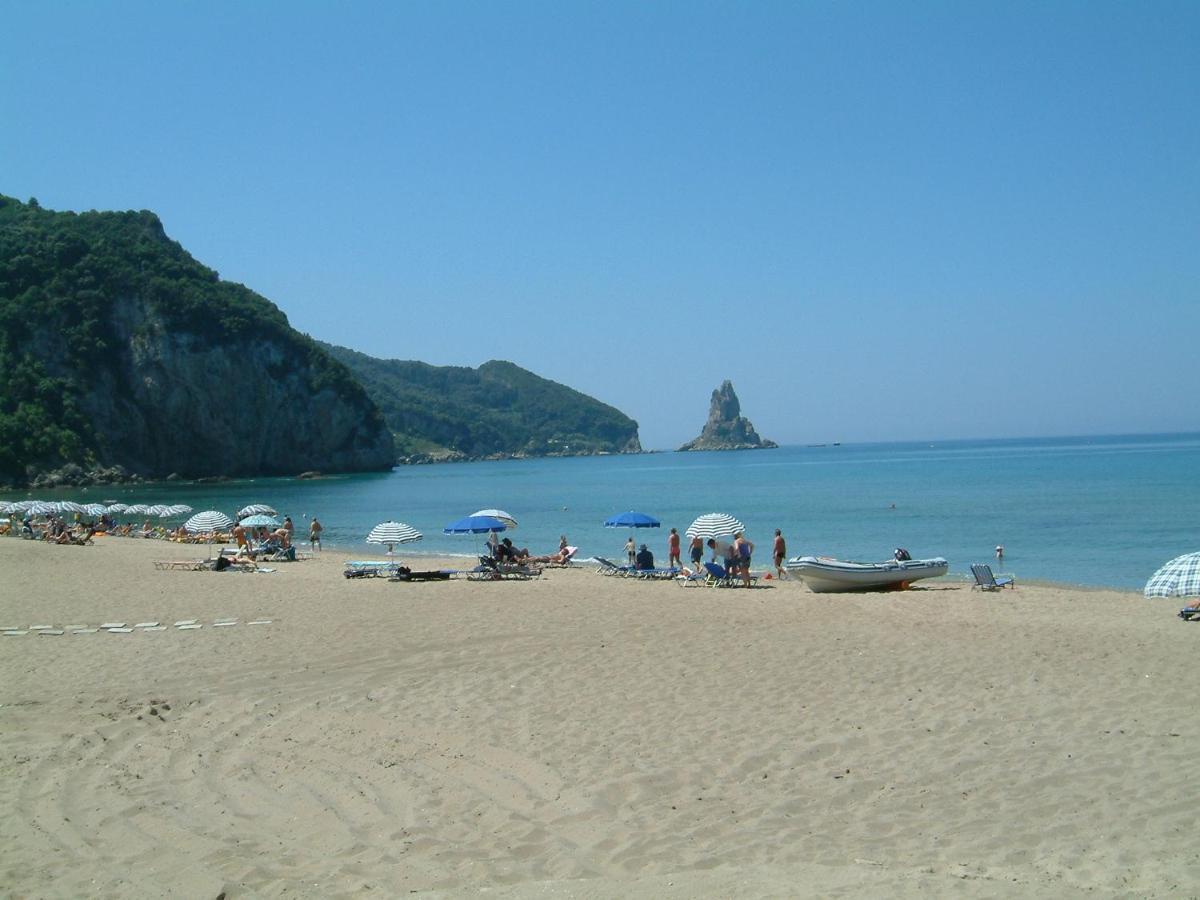 Natalia Apartment B With Panoramic Sea Views Of Agios Gordios Bay Zewnętrze zdjęcie