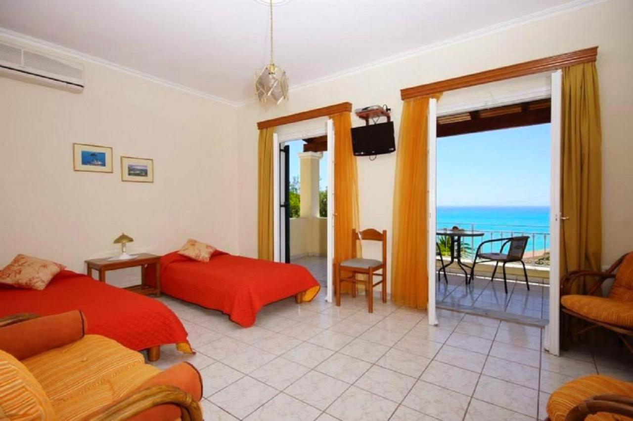 Natalia Apartment B With Panoramic Sea Views Of Agios Gordios Bay Zewnętrze zdjęcie